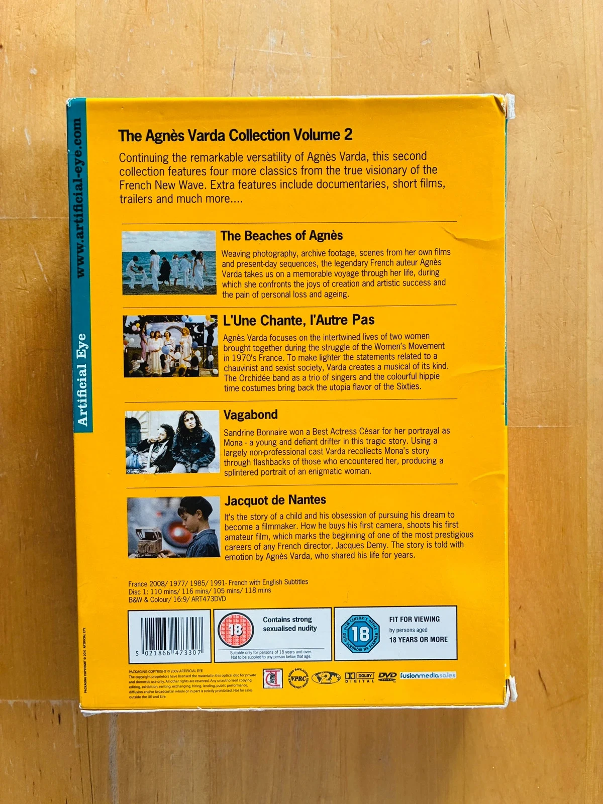 Box set 4 DVDs Agnès Varda Collection vol2. – photo 2